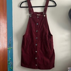 Maroon Francesca’s Overall Dress